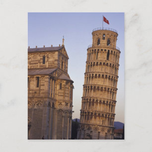 Italien, Toskana, Schiefer Turm von Pisa und Postkarte