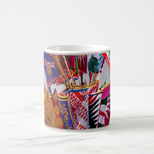 Italien - Toskana - Siena - Flaggen des Palio - Kaffeetasse (Mittel)