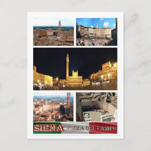 Italien - Toskana - Siena - Piazza del Campo - Ita Postkarte