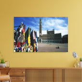 Italien, Toskana, Siena. Piazza del Leinwanddruck (Insitu (Wohnzimmer))