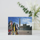 Italien, Toskana, Siena. Piazza del Postkarte (Stehend Vorderseite)