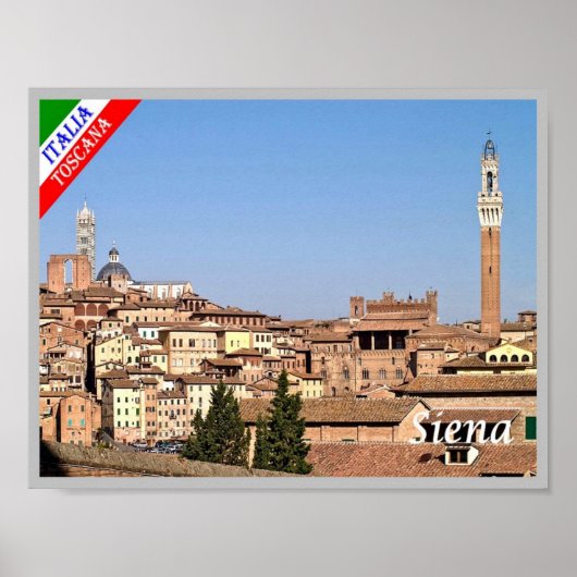 Italien - Toskana - Siena - Poster (Vorne)