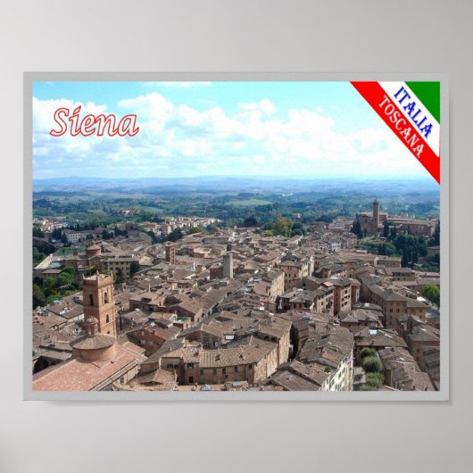 Italien - Toskana - Siena - Poster (Vorne)