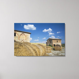 Italien, Toskana, Toskanische Villa im Frühling. 2 Leinwanddruck