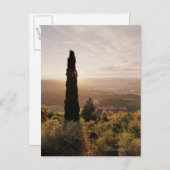 Italien, Toskana, Val d'Orcia, Montalcino Postkarte (Vorne/Hinten)