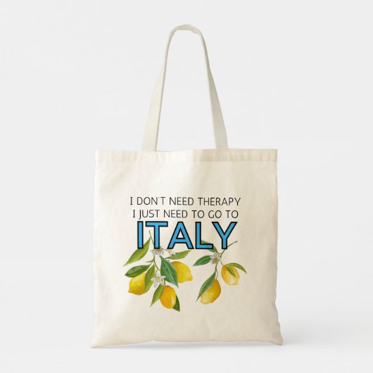 Italien Tote Bag, Tragetasche (Rückseite)