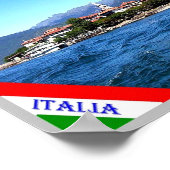 Italien - Trentino Alto Adige Südtirol - Cavalese  Poster (Ecke)