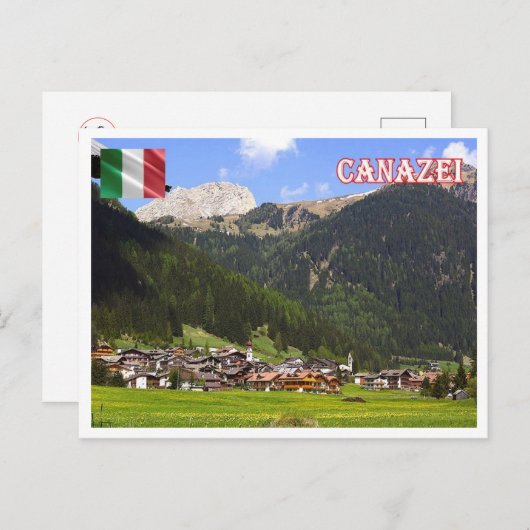 Italien - Trentino Südtirol - Canazei - Südtirol - Postkarte (Vorne/Hinten)