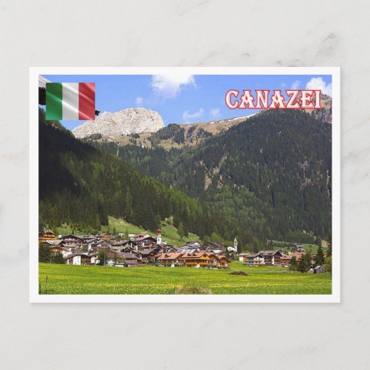 Italien - Trentino Südtirol - Canazei - Südtirol - Postkarte (Vorderseite)