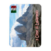 Italien - Trentino Südtirol - Drei Gipfel Magnet (Vertikal)