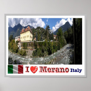 Italien - Trentino Südtirol - Meran - Poster