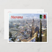 Italien - Trentino Südtirol - Meran - Südtirol - Postkarte (Vorne/Hinten)