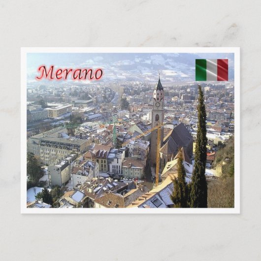 Italien - Trentino Südtirol - Meran - Südtirol - Postkarte (Vorderseite)