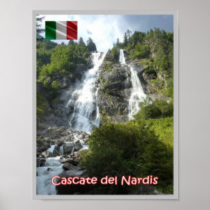 Italien - Trentino Südtirol - Wasserfälle Poster