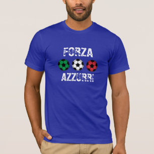 Italien - tricolore - calcio - Forza Azzurri T-Shirt