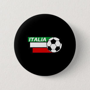 Italien Trikot. Italienische Flaggenfarben Fußball Button
