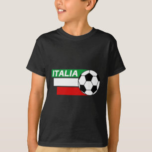 Italien Trikot. Italienische Flaggenfarben Fußball T-Shirt