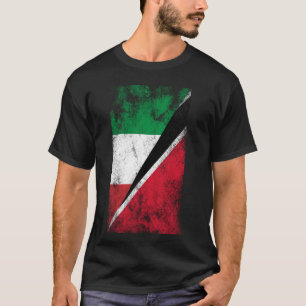 Italien Trinidad und Tobago Fahnen - Italienisches T-Shirt