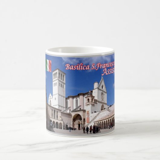 Italien - Umbrien - Assisi - Basilica San Francesc Kaffeetasse (Mittel)