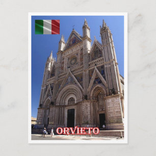 Italien - Umbrien - Orvieto - Kathedrale - Postkarte