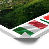 Italien - Umbrien - Spanien - I Liebe - Poster (Ecke)