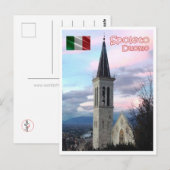 Italien - Umbrien - Spoleto - Die Kuppel - Postkarte (Vorne/Hinten)