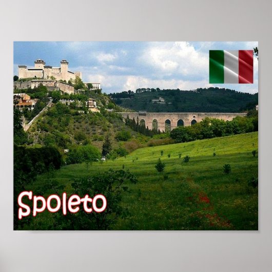 Italien - Umbrien - Spoleto - Poster (Vorne)