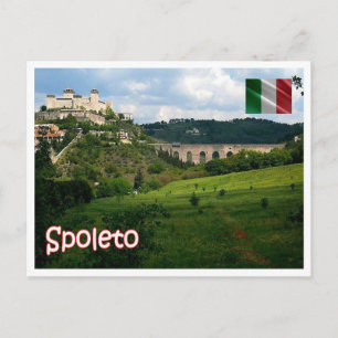 Italien - Umbrien - Spoleto - Postkarte