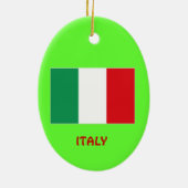 Italien- - Umbrien-Weihnachtsverzierung Keramikornament (Hinten)
