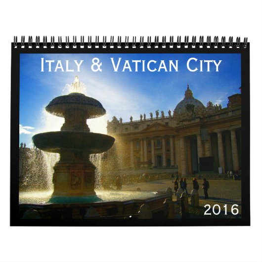 Italien und der Vatikan 2016 Kalender (Titelbild)
