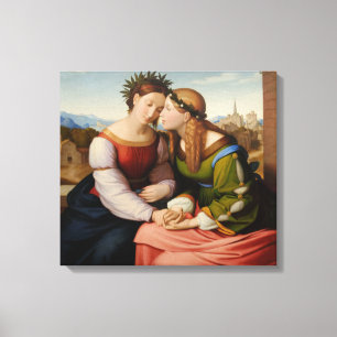 Italien und Deutschland (Italien und Deutschland a Leinwanddruck