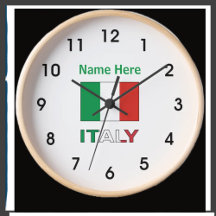 Italien und die italienische Flagge Personalisiert