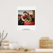 Italien und Germanien von Johann Friedrich Overbec Poster (Küche)