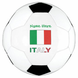 Italien und Italienische Flagge - Grüne Persönlich Fußball
