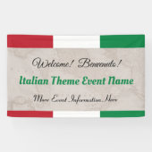 Italien- und italienische Themenveranstaltung Will Banner (Horizontal)