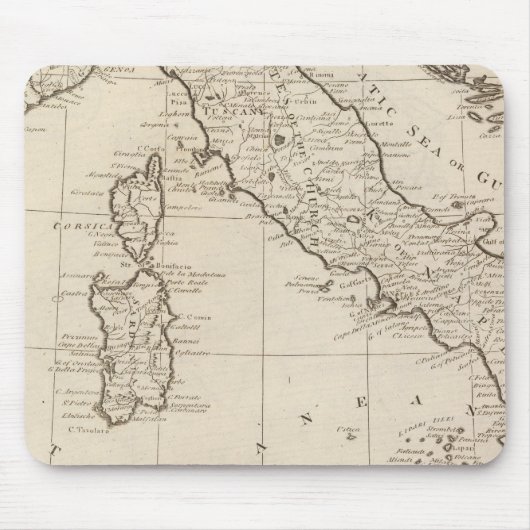 Italien und Sardinien Mousepad (Vorne)