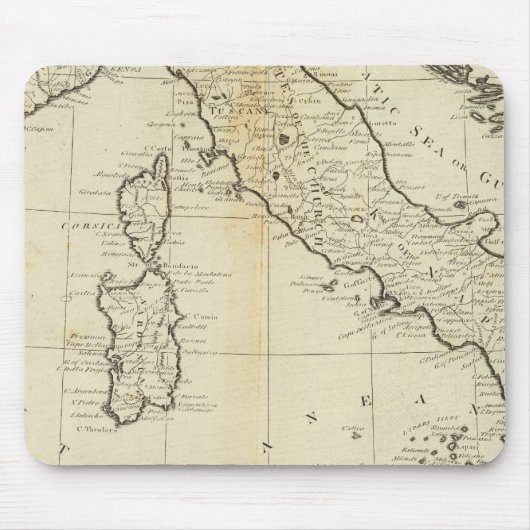 Italien und Sardinien Mousepad (Vorne)