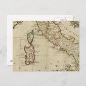 Italien und Sardinien Postkarte (Vorne/Hinten)