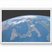 Italien und seine Insel Sizilien. Aufkleber (Vorderseite)