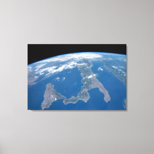 Italien und seine Insel Sizilien. Leinwanddruck (Vorderseite)