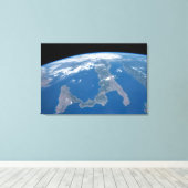 Italien und seine Insel Sizilien. Leinwanddruck (Insitu (Holzboden))