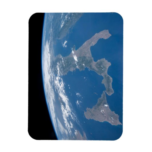 Italien und seine Insel Sizilien. Magnet (Vertikal)
