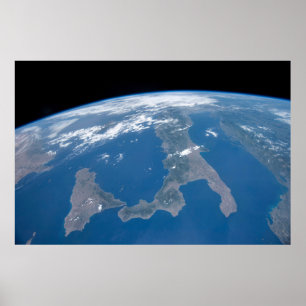 Italien und seine Insel Sizilien. Poster