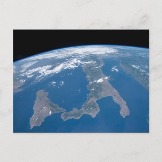 Italien und seine Insel Sizilien. Postkarte (Vorderseite)