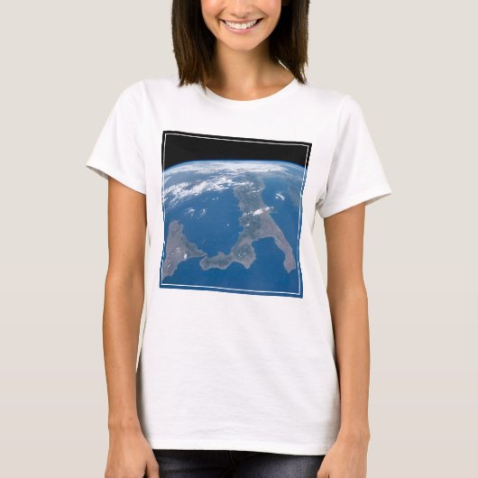 Italien und seine Insel Sizilien. T-Shirt (Vorderseite)