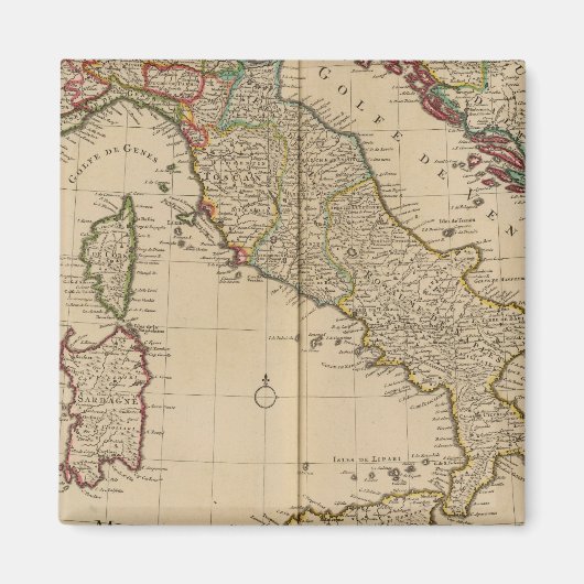 Italien und Slowenien Magnet (Vorne)