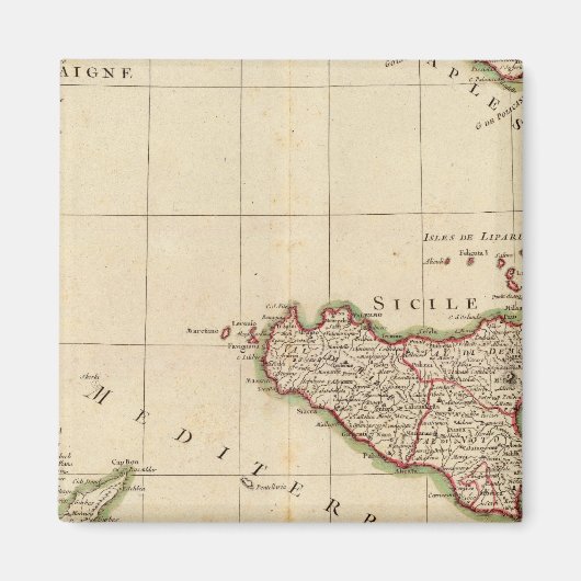 Italien und Slowenien Magnet (Vorne)