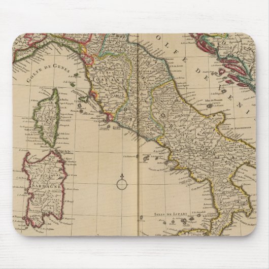 Italien und Slowenien Mousepad (Vorne)