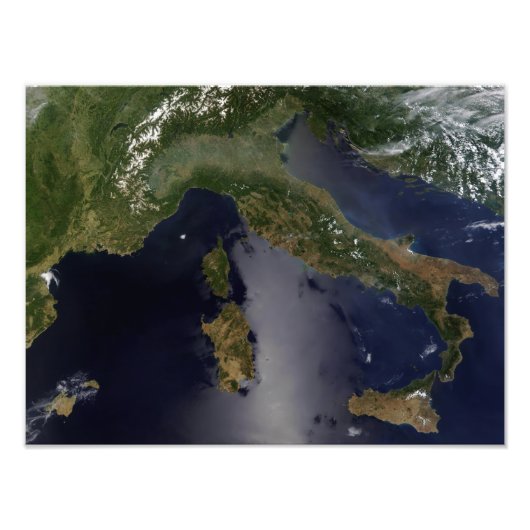 Italien und Südostfrankreich Fotodruck (Vorne)