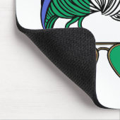 Italien: Unordnung mit italienischer Flagge Mousepad (Ecke)